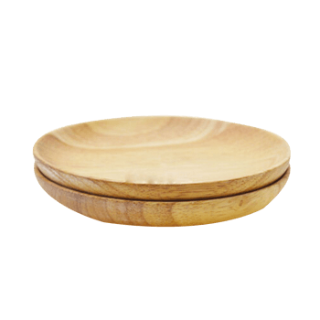 橡胶木盘子图片素材