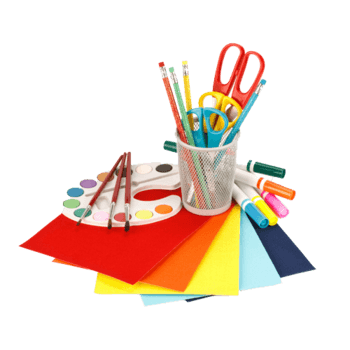 矢量素材文具设计图案