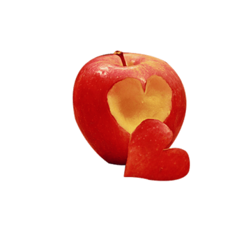 爱心苹果图片素材