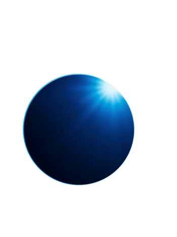 蓝色圆球