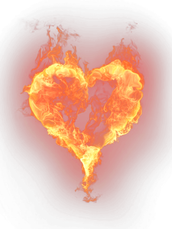 爱心火焰特效