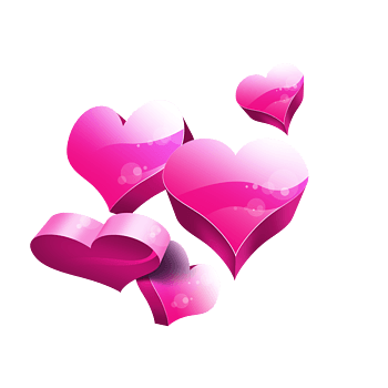 3d立体心形