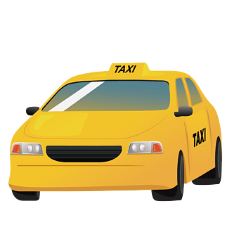 黄色出租车图片-黄色出租车设计素材-黄色出租车素材免费下载-万素网