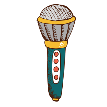 卡通麦克风