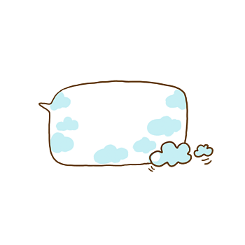 可爱卡通矩形对话框