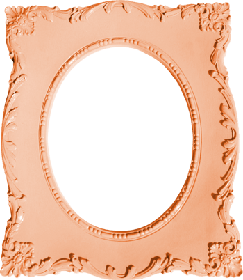 橙色漂亮镜框下载png下载:0尺寸:985*1133复古花纹装饰镜框背景矢量