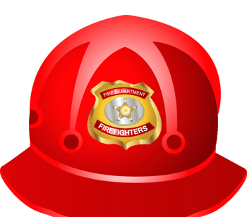消防员头盔png矢量素材