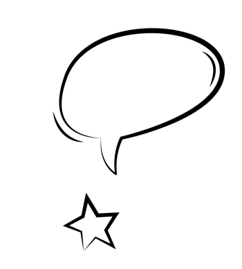 手绘漫画对话框