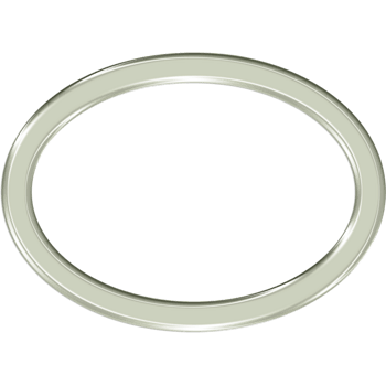 卡通手绘圆形金属边框