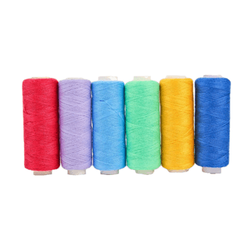 彩色细纱线