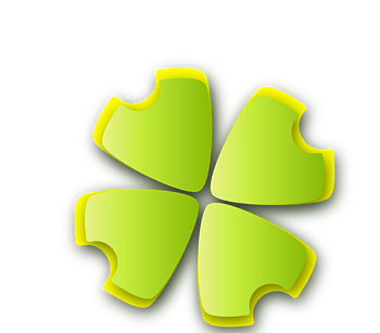 矢量四叶草素材