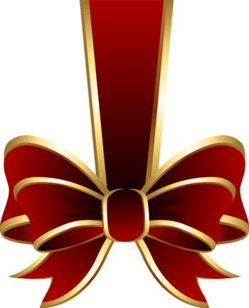 红色蝴蝶结图案