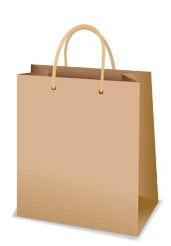 棕色购物袋