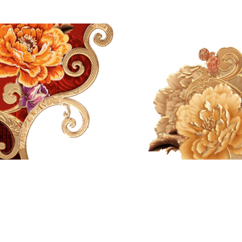 古典牡丹背景花纹免抠元素图片-元素素材7339371-万素网