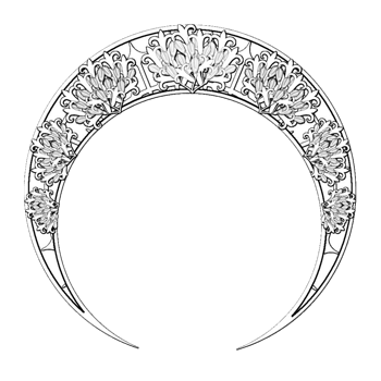 复古圆形花纹边框