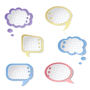 格子对话气泡