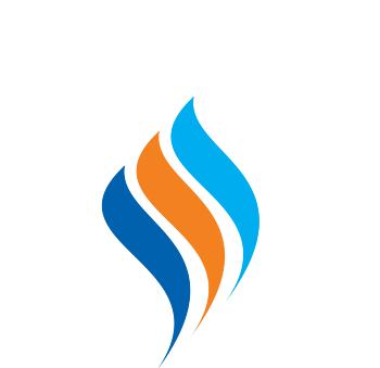 矢量三色波纹logo