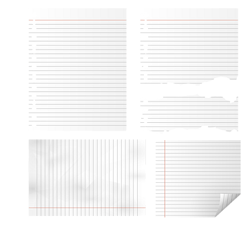 手撕横格活页纸