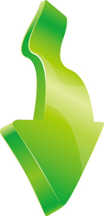 向下箭头装饰矢量