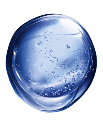 蓝色水泡气泡免抠元素图片