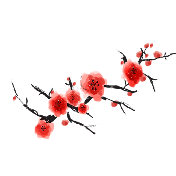 中国风梅花元素
