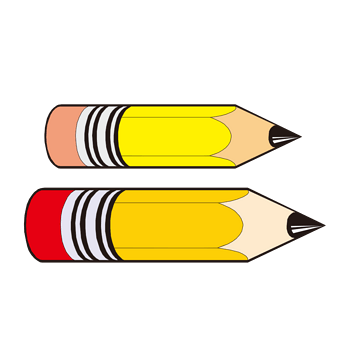 黄色铅笔图案