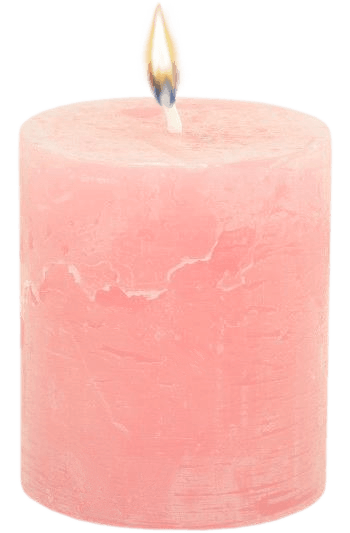 圣诞节粉色蜡烛素材