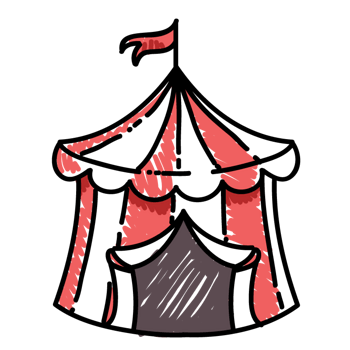 手绘马戏团
