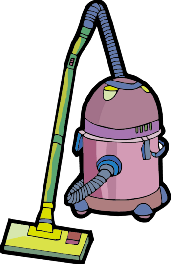 卡通数码家电吸尘器