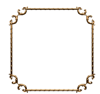 金镶边框装饰素材png