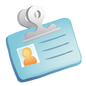 卡通正式员工工作证