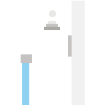 矢量水龙头接水