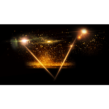 三角形光条装饰