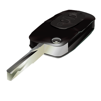 黑色车钥匙矢量素材