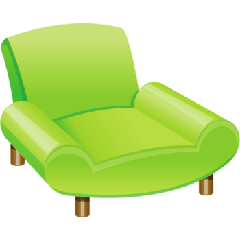 绿色卡通椅子