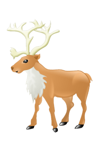 圣诞驯鹿素材图片