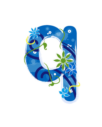 蓝色花纹字母x免抠元素图片_元素素材4644779_万素网