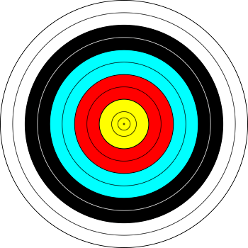 标靶靶心设计矢量素材png元素素材图片下载-万素网