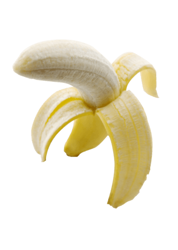 剥了皮的香蕉