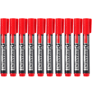 红色多支记号笔