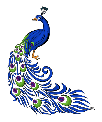 孔雀卡通图片-孔雀卡通设计素材-孔雀卡通素材免费下载-万素网