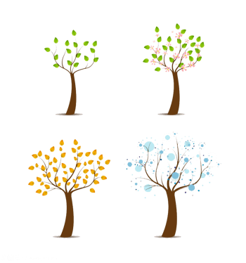 春夏秋冬卡通 素材 免费春夏秋冬卡通图片素材 春夏秋冬卡通素材大全 万素网