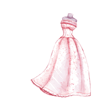 8款白色婚纱设计矢量图