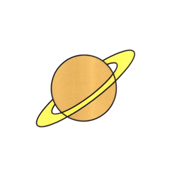 土星卡通图案图片