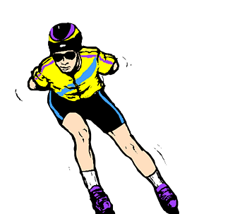 溜冰鞋雪和溜冰场