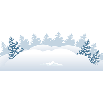 冬季北极雪大雪矢量素材