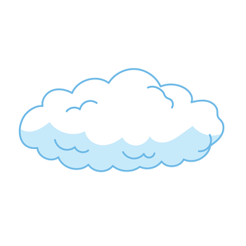 卡通创意小云朵