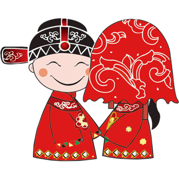 中国风红色中式婚礼背景素材