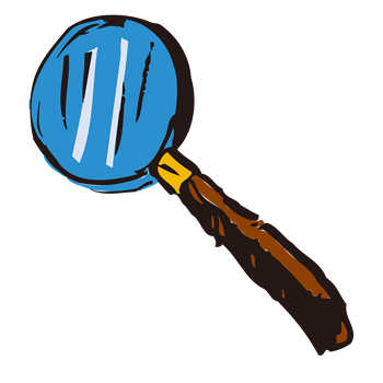 手绘放大镜
