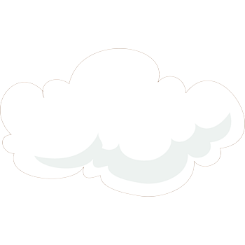 一朵卡通云朵